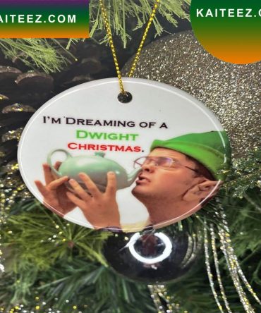 Its Dreaming Of A Dwight Christmas Ornament