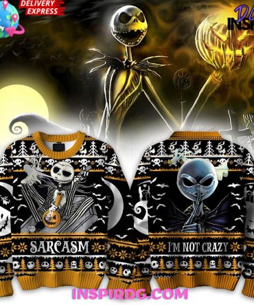 Jack Skellington Halloween Sarcasm Special Ugly Christmas Sweater