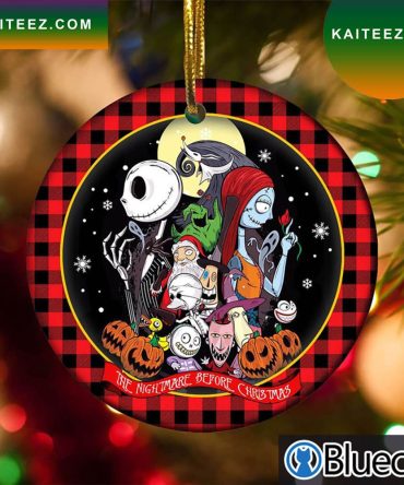 Jack Skellington And Sally The Nightmare Before Christmas Decor Christmas Ornament