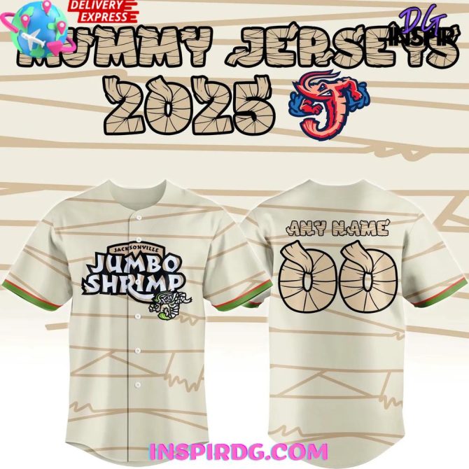 Jacksonville Jumbo Shrimp X Mummy 2025 Jersey