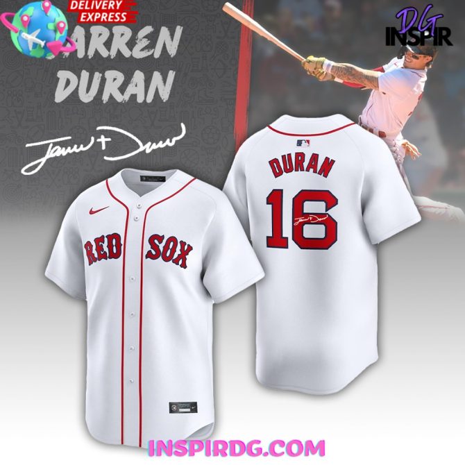 Jarren Duran Boston Red Sox Signed 2024 Baseball Jersey
