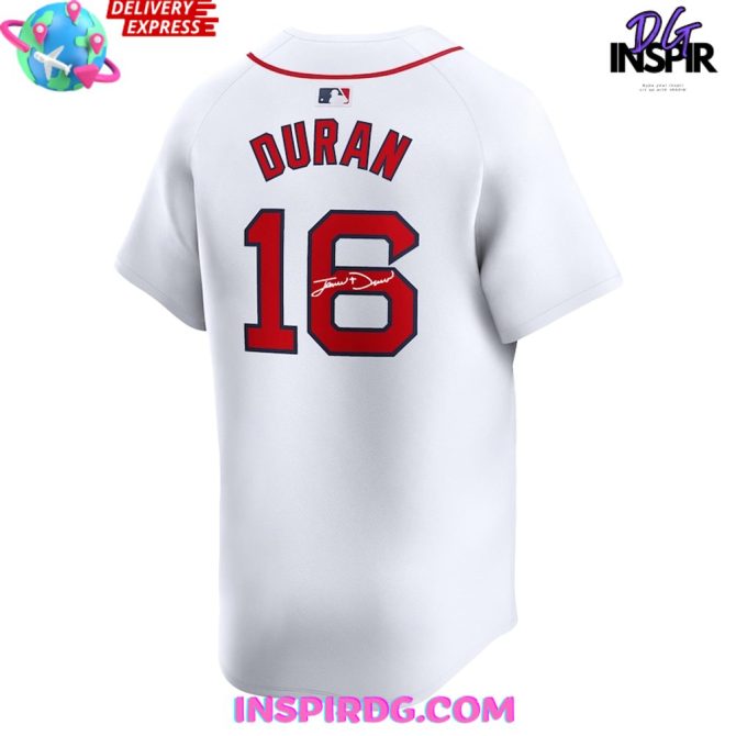 Jarren Duran Boston Red Sox Signed 2024 Baseball Jersey - Image 3