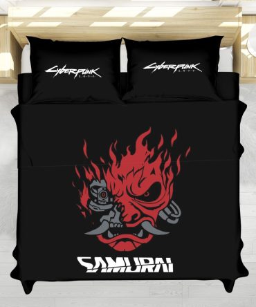 Johnny Silverhand Cyberpunk Bedding Set