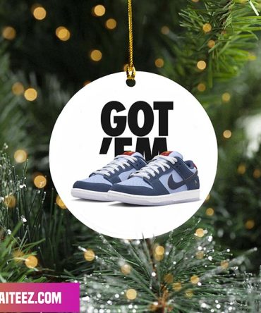 Just Got Nike Dunk Low Got Them Sneaker Ornament