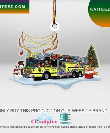 Kentucky Pleasure Ridge Park Fire Protection District Christmas Ornament