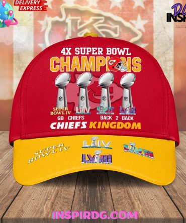 Kansas City Chief 4X Super Bowl Champions Cap