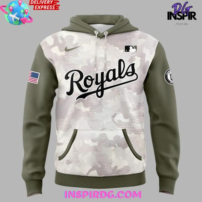 Kc Royals Armed Forces Day Hoodie - Limited Edition 2025 Collection - Image 2