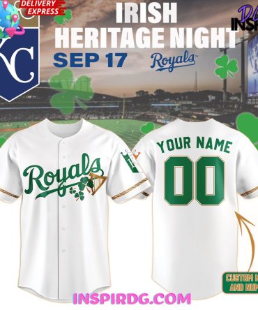 Kansas City Royals Irish Heritage Night 2024 Baseball Jersey