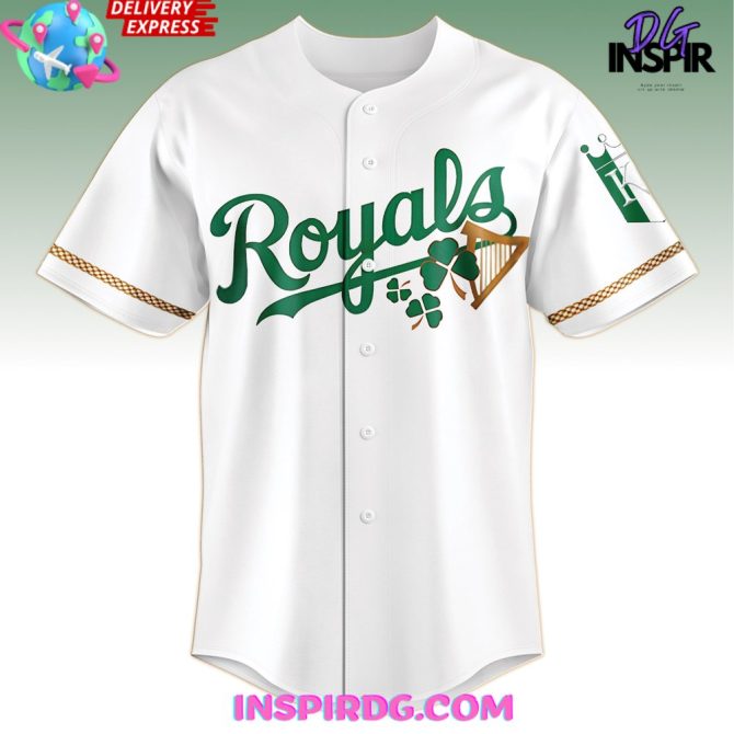 Kansas City Royals Irish Heritage Night 2024 Baseball Jersey - Image 2