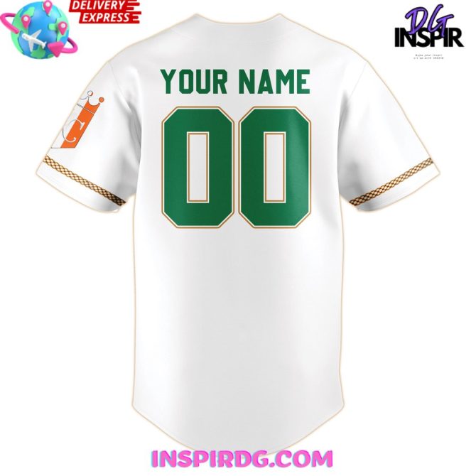 Kansas City Royals X Irish Heritage Night Custom Baseball Jersey - Image 3