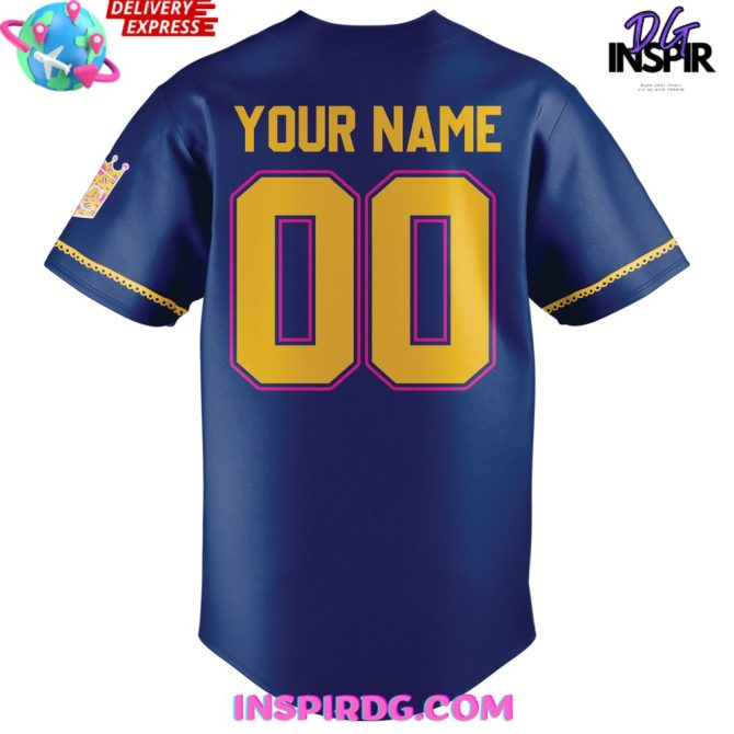 Kansas City Royals X Viva Los Royals Custom Baseball Jersey - Image 3