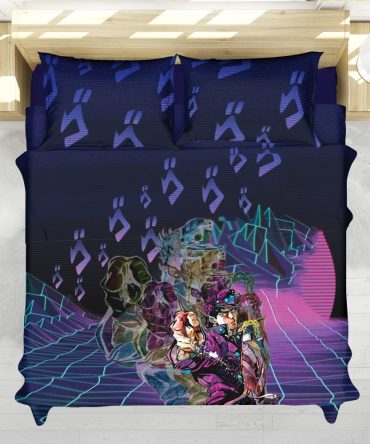 Kujo Jotaro Jojo'S Bizarre Adventure Bedding Set