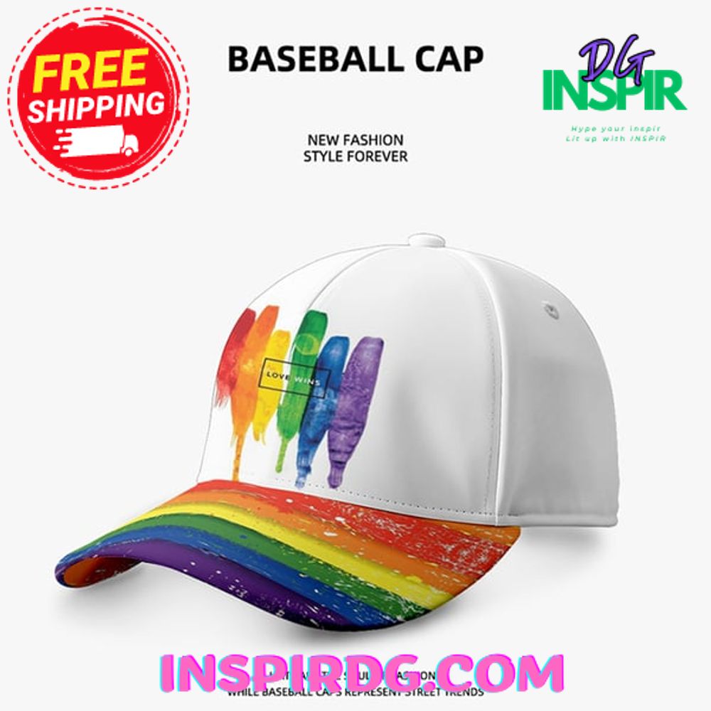 Lgbt Love Wins Rainbow Gay Baseball Cap