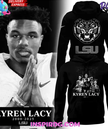 Lsu Tigers Kyren Lacy Memorial Special All Over Print Hoodie