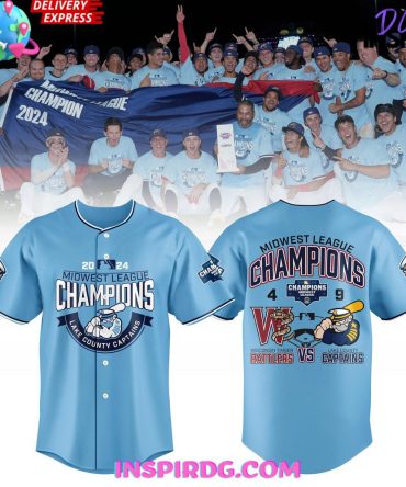 Lake County Captains Midwest League Champions 2024 Baseball Jersey