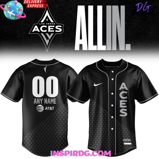 Las Vegas Aces All In 2024 Baseball Jersey