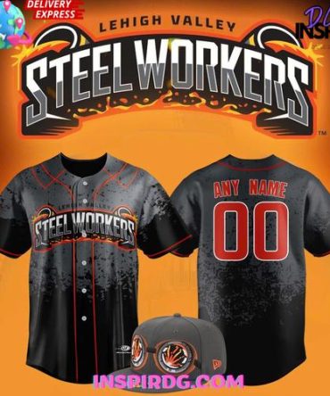 Lehigh Valley Ironpigs Steelworker 2025 Baseball Jersey