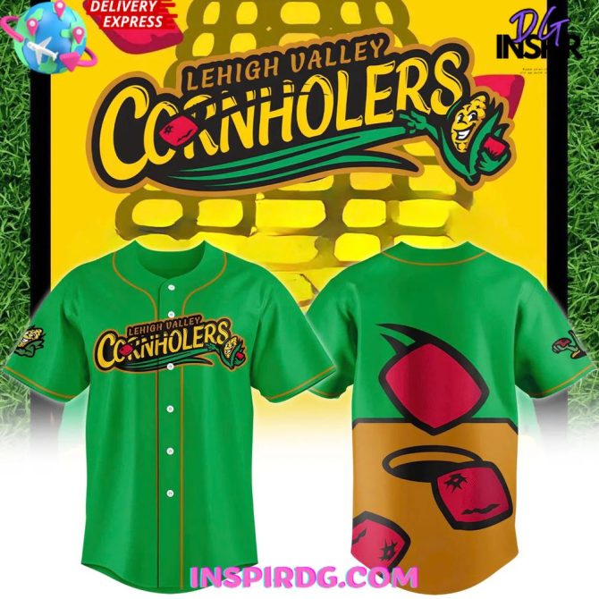 Lehigh Valley Ironpigs Valley Cornholers Special Baseball Jersey