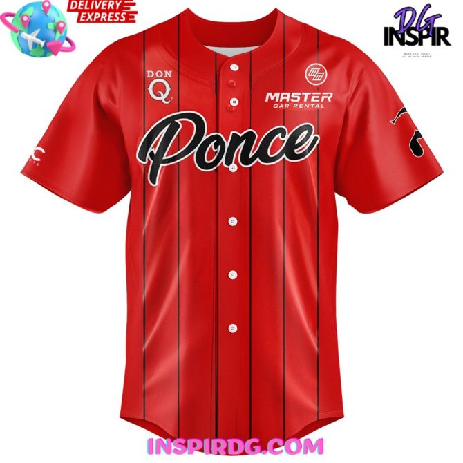 Leones De Ponce Lbprc Uniformes Temporada 2024/25 Red Baseball Jersey - Image 2