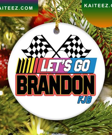 Lets Go Brandon  Christmas Ornament