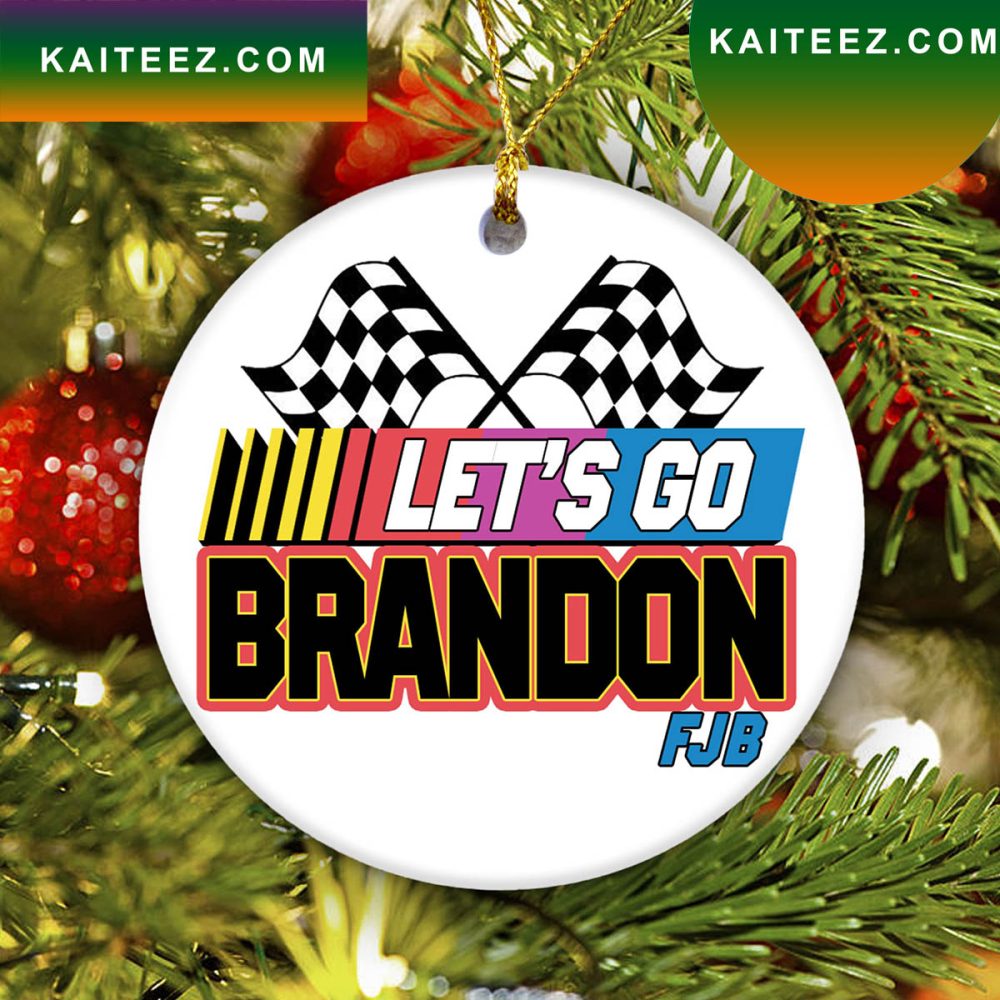 Lets Go Brandon Christmas Ornament