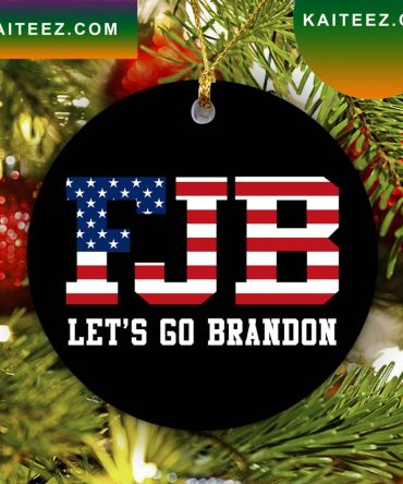 Lets Go Brandon Fjb Christmas Ornament