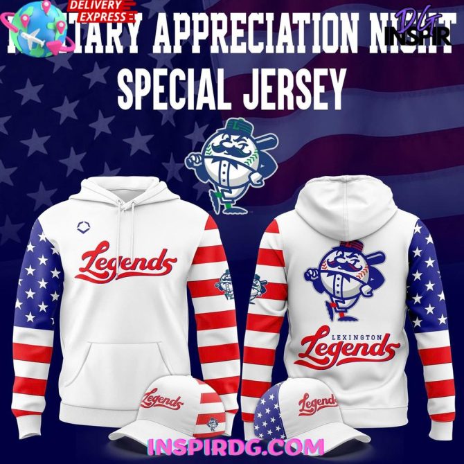 Lexington Legends Military Appreciation Night 2025 All Over Print Hoodie