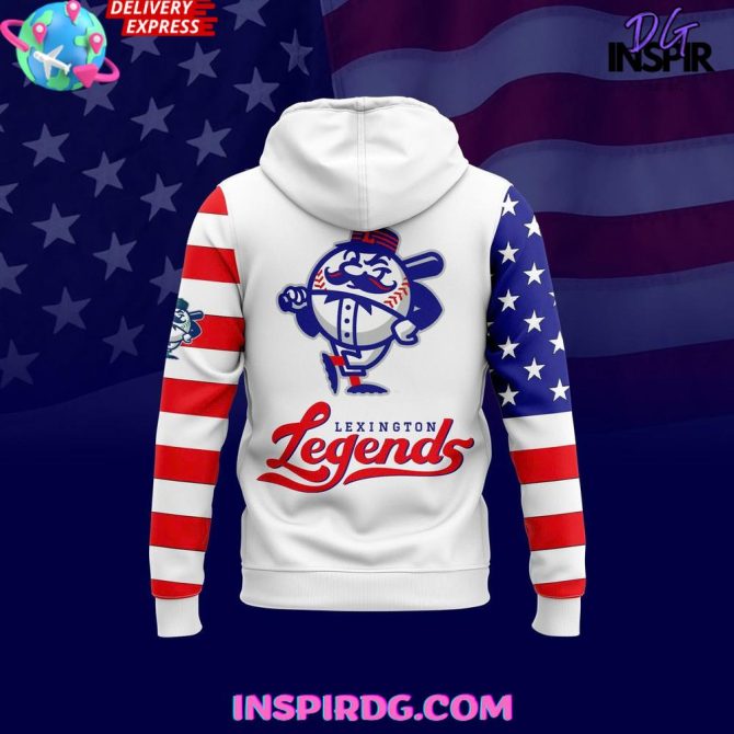 Lexington Legends Military Appreciation Night 2025 All Over Print Hoodie - Image 3