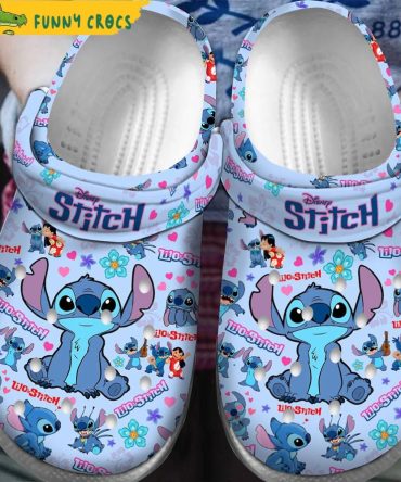 Lilo & Stitch Blue Crocs - Discover Comfort And Style Clog Shoes For Family