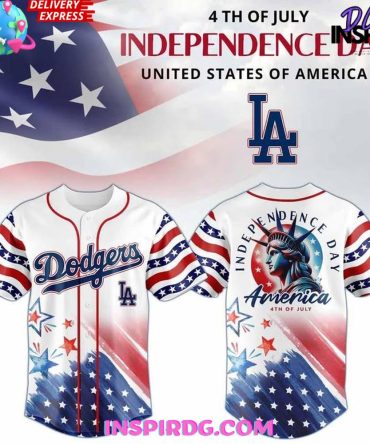 Los Angeles Dodgers Independence 2025 Special Baseball Jersey
