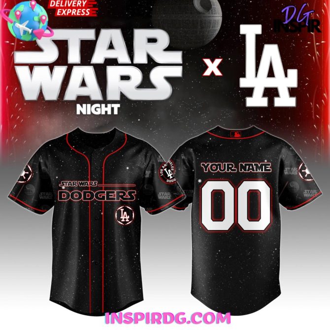 Los Angeles Dodgers Mlb X Star Wars Night 2025 Baseball Jersey