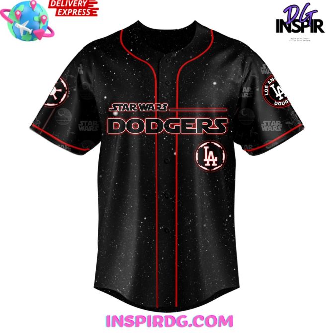 Los Angeles Dodgers Mlb X Star Wars Night 2025 Baseball Jersey - Image 2