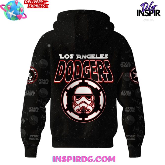 Los Angeles Dodgers Mlb X Star Wars Night 2025 All Over Print Hoodie - Image 3