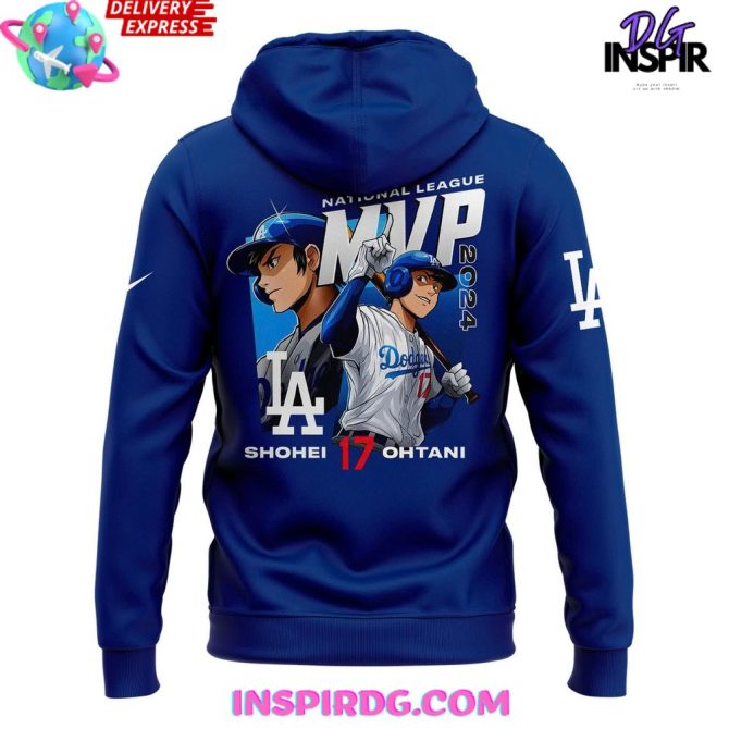 Los Angeles Dodgers Ohtani Mvp Anime Night Special All Over Print Hoodie - Image 3