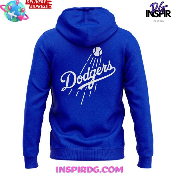 Los Angeles Dodgers “Safety First” Special Mlb All Over Print Hoodie - Image 3