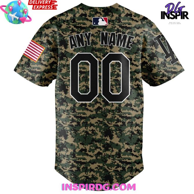 Los Angeles Dodgers Veterans Day 2024 Baseball Jersey - Image 2