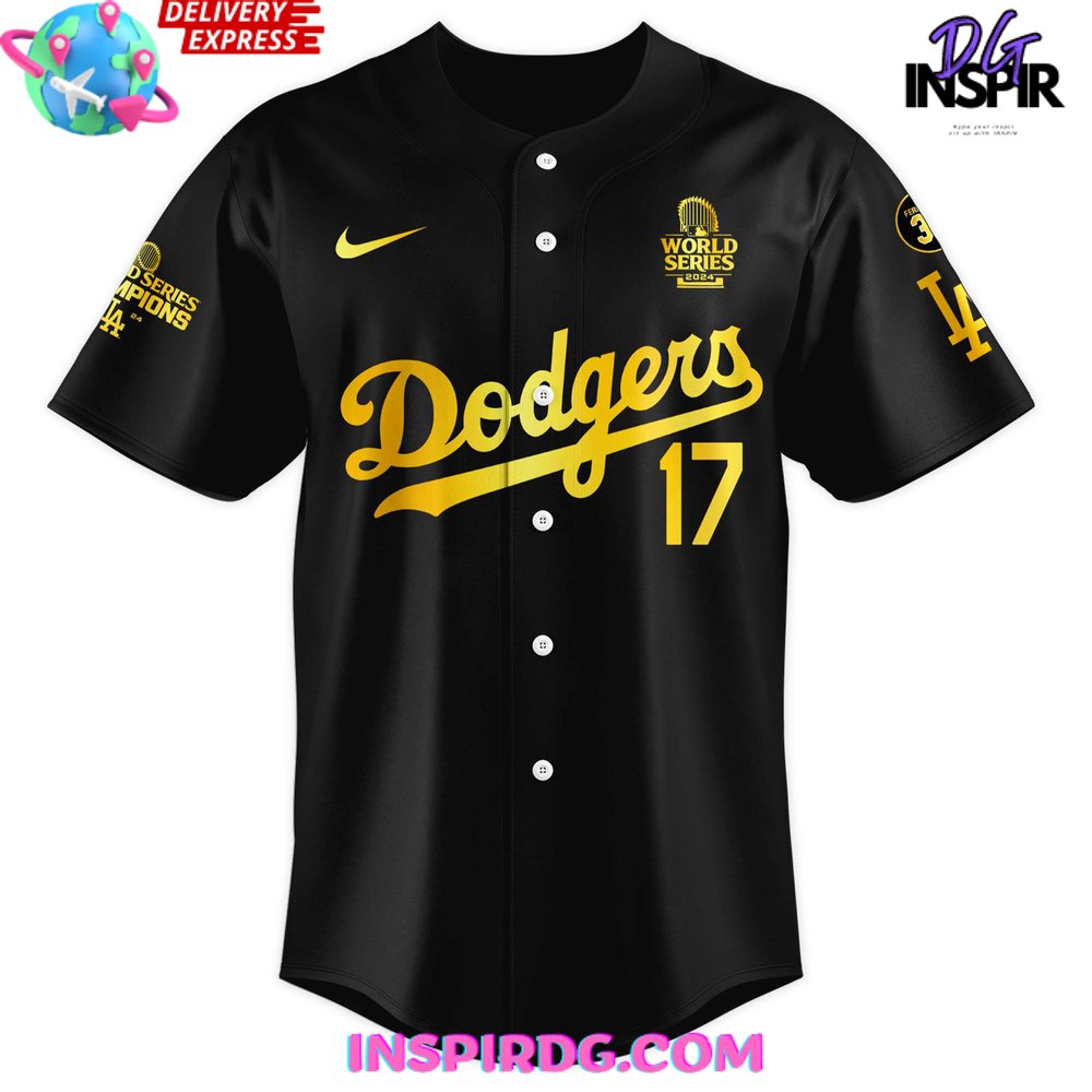 Los Angeles Dodgers World Series Champions 2024 Baseball Jersey - Image 2
