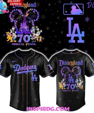 Los Angeles Dodgers X Disneyland 70Th Magical Year Special Baseball Jersey