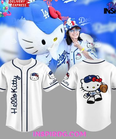Los Angeles Dodgers X Hello Kitty 2024 Baseball Jersey