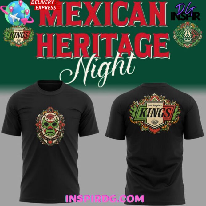 Limited Edition La Kings Mexican Heritage Night T-Shirt – Celebrate In Style!