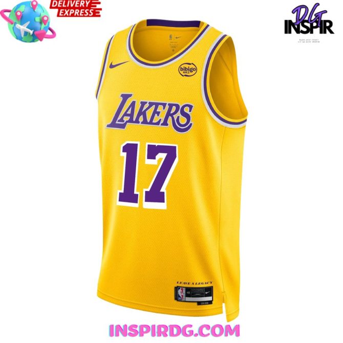 Los Angeles Lakers Shohei Ohtani Edition Basketball Jersey - Image 2