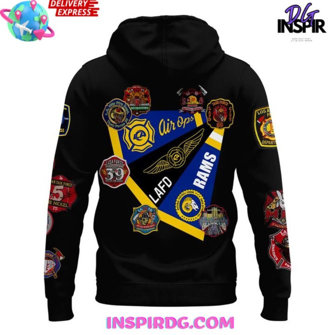Los Angeles Rams X Kevin Leonel Lafd 2025 All Over Print Hoodie - Image 3