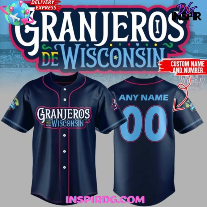 Los Granjeros De Wisconsin 2025 Baseball Jersey
