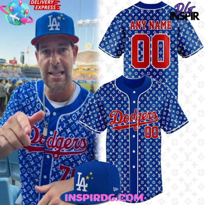 Louis Vuittion X Los Angeles Dodgers Limited Edition Baseball Jersey