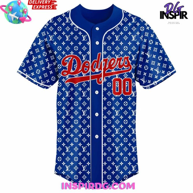 Louis Vuittion X Los Angeles Dodgers Limited Edition Baseball Jersey - Image 3
