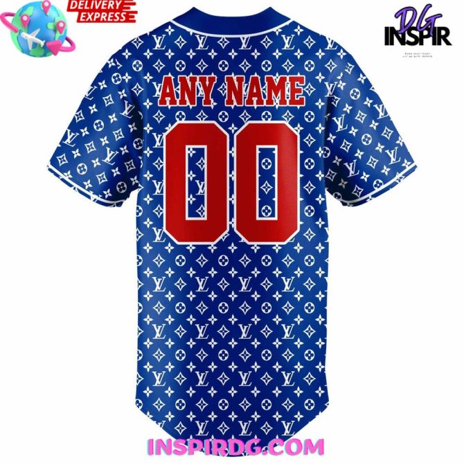 Louis Vuittion X Los Angeles Dodgers Limited Edition Baseball Jersey - Image 4