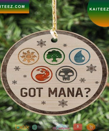 Magic The Gathering Got Mana Christmas Ornament