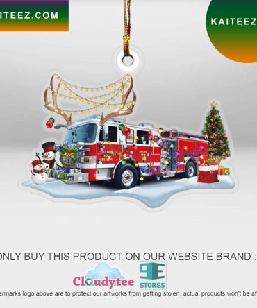Maryland Hollywood Volunteer Fire Department Christmas Ornament