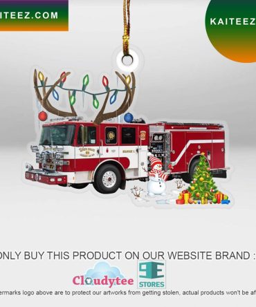 Maryland North Beach Volunteer Fire Department Christmas Ornament