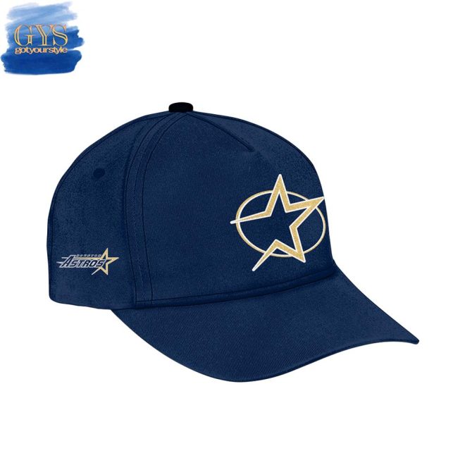 Mlb Houston Astros Throwback 1999 Majestic Navy Limited Cap - Image 4